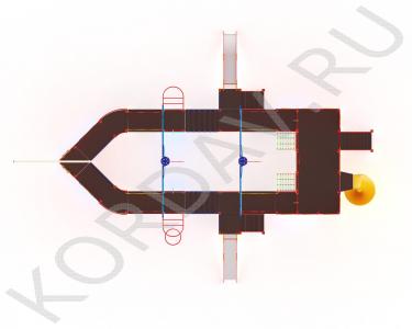 Детский игровой комплекс Корабль ПДИ 2.51 (5)