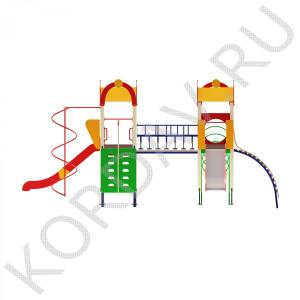Детский игровой комплекс с четырьмя мостами ПДИ 2.28 (1)